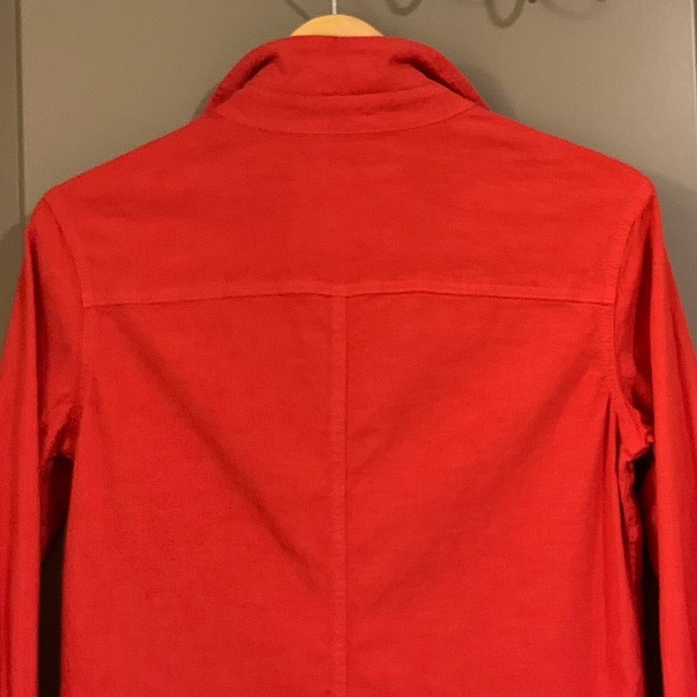 Frank & Eileen Southern Ireland Linen Blend Utility Mini Dress Red Size XS - Picture 15 of 16